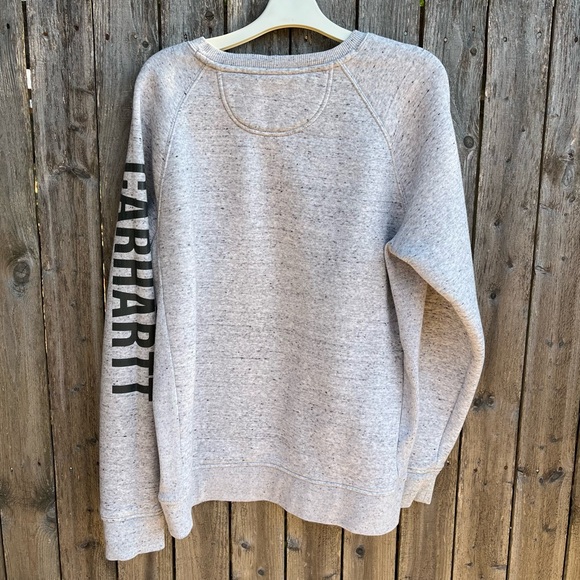 Carhartt Crewneck, Womens XL, Asphalt Heather Gray - Picture 2 of 6